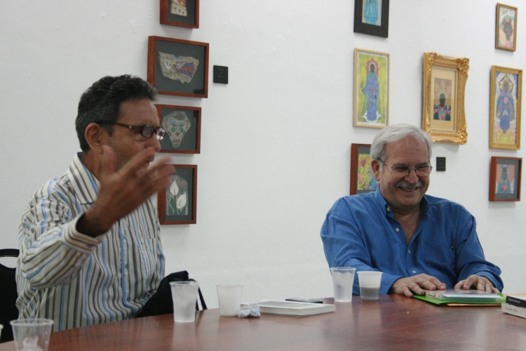 Enrique Romero y Jorge García Tamayo. Fotografía: Iván Ocando. 